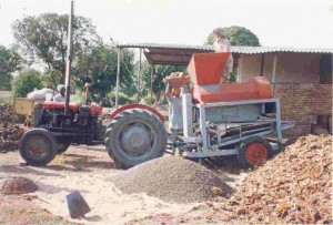 Power Operated Axial Flow Sunflower Thresher